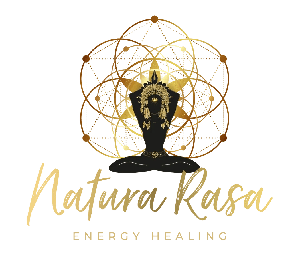 A logo of natura rosa energy healing